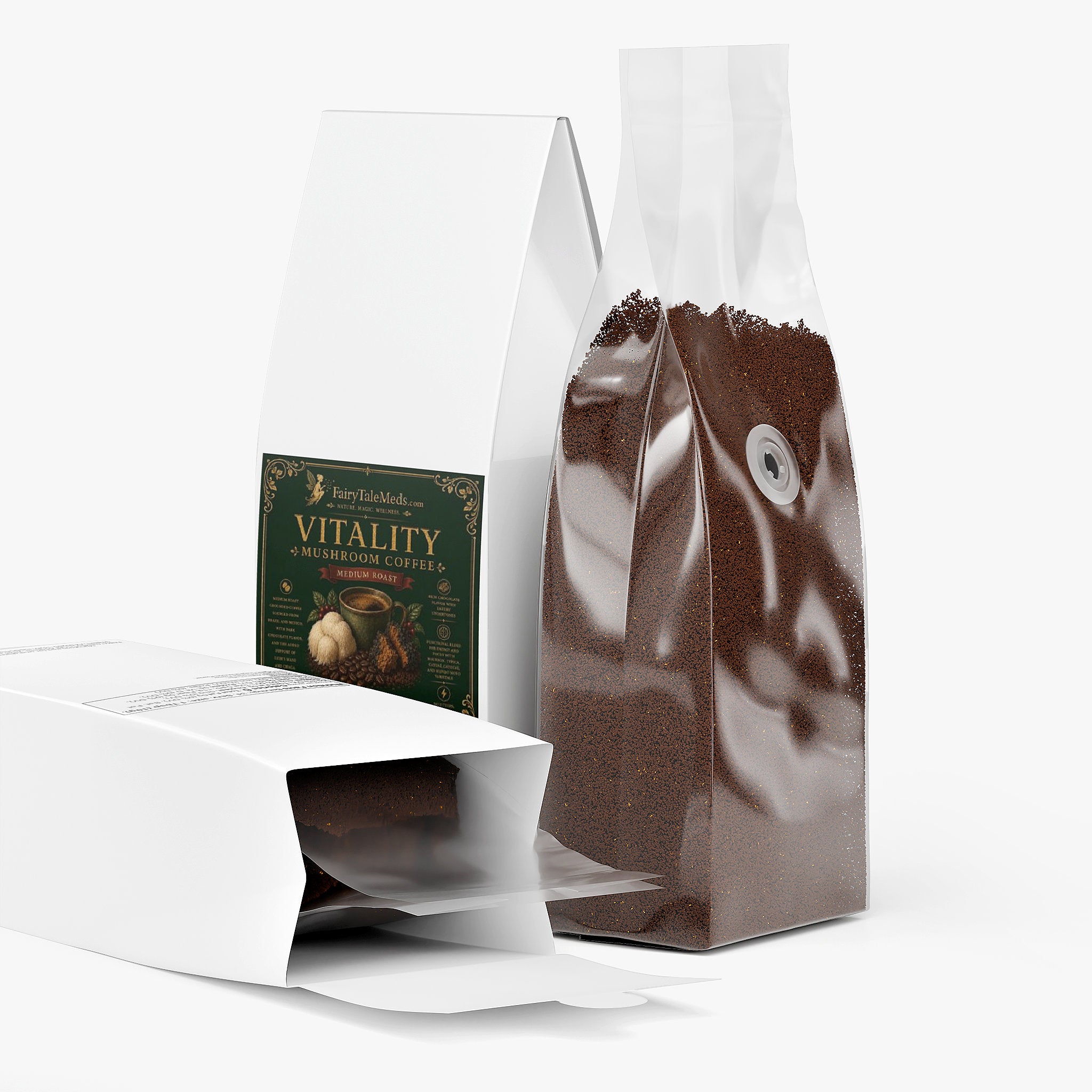 Vitality Mushroom Coffee (Medium Roast)